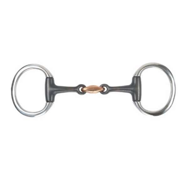 eggbutt black sweet iron bit