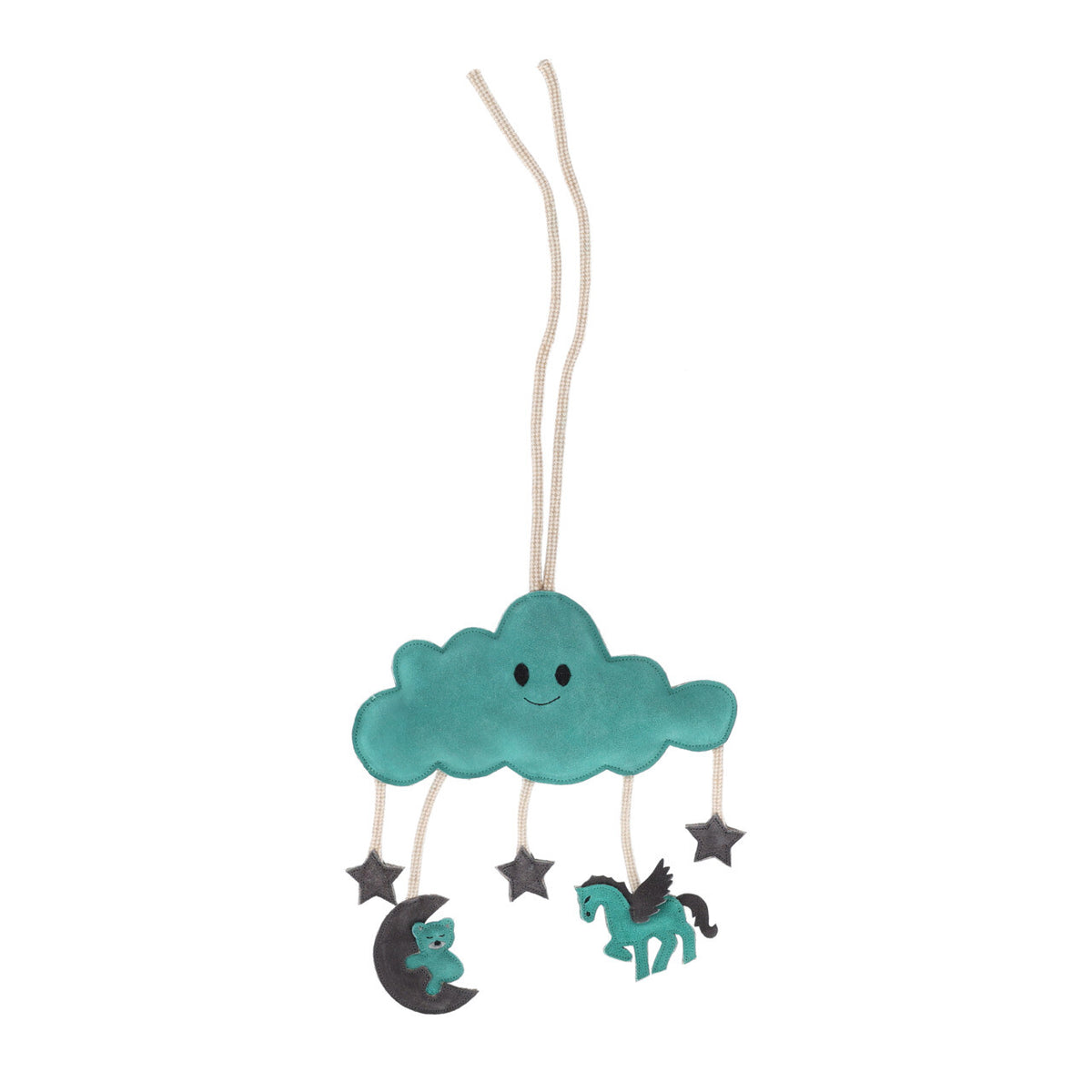 Green novy cloud horse stall toy.