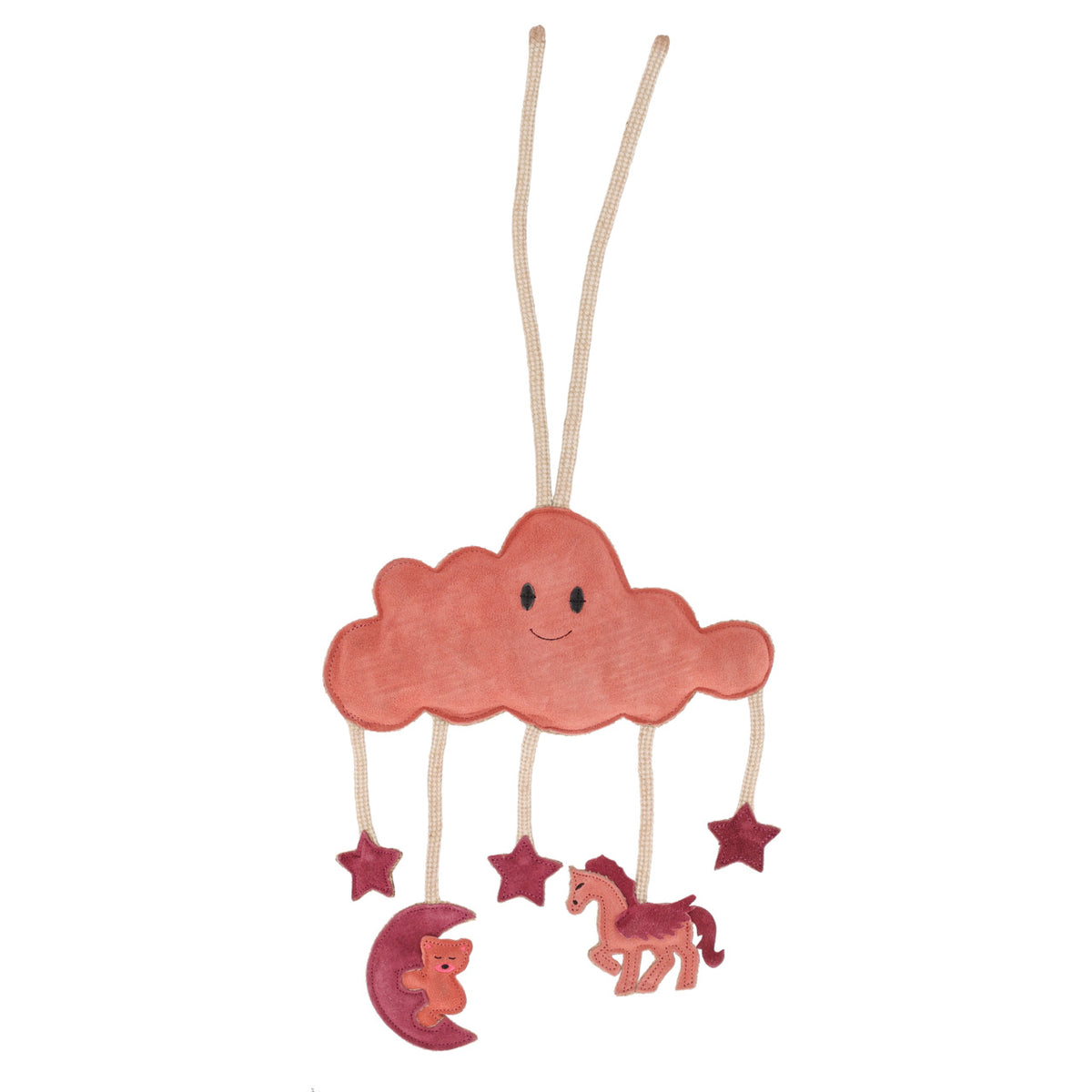 Pink novy cloud horse stall toy.