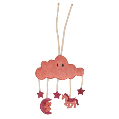 Pink novy cloud horse stall toy.